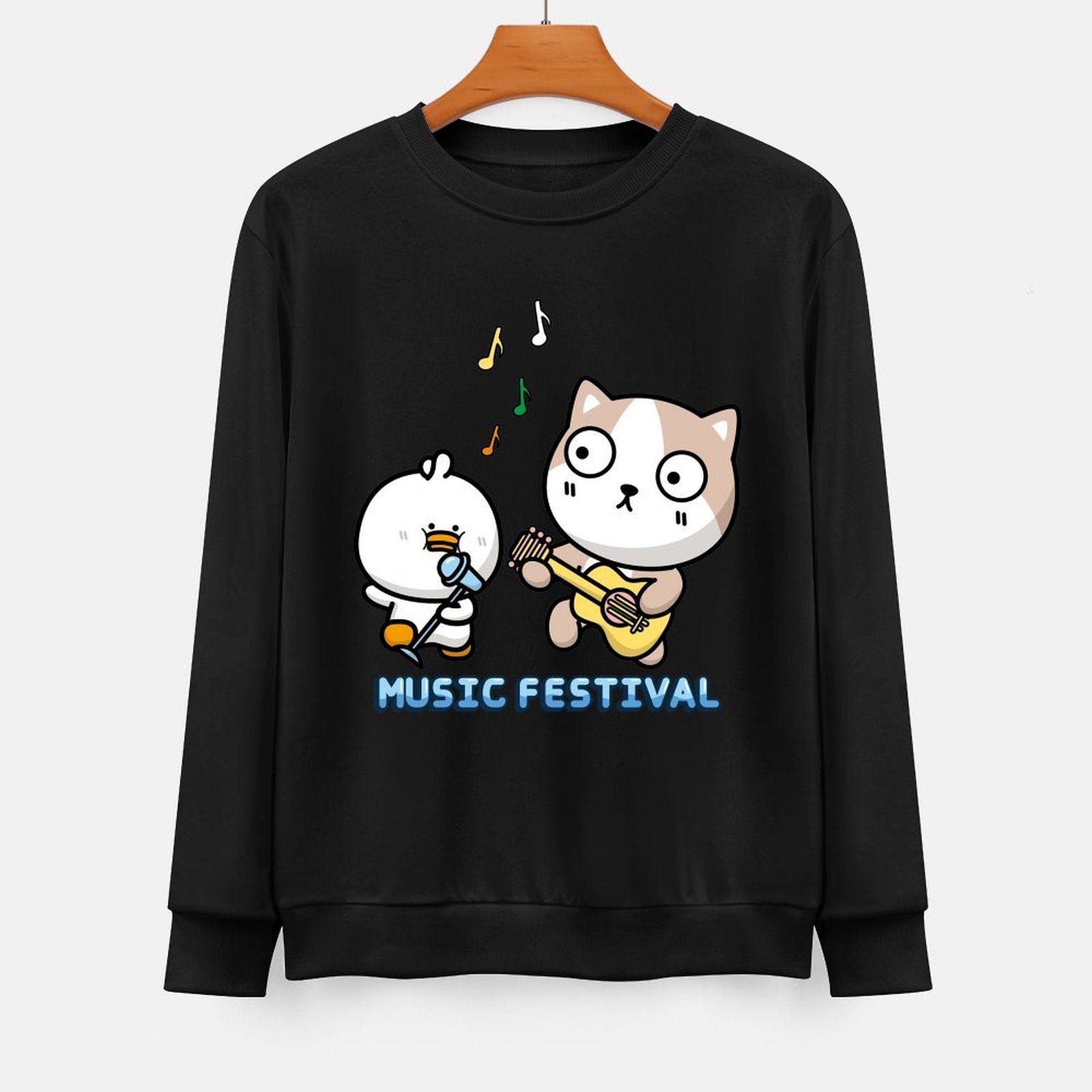 Front Patterned Long Sleeve TopSmooth Minimal